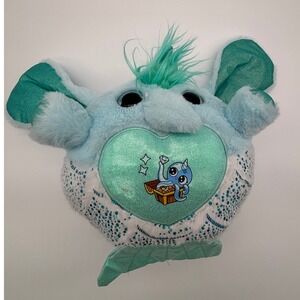 !Sparkle Eyes! Rainbocorns Mermaidcorn Elephant Plush Sparkle Heart Mermaid Tail